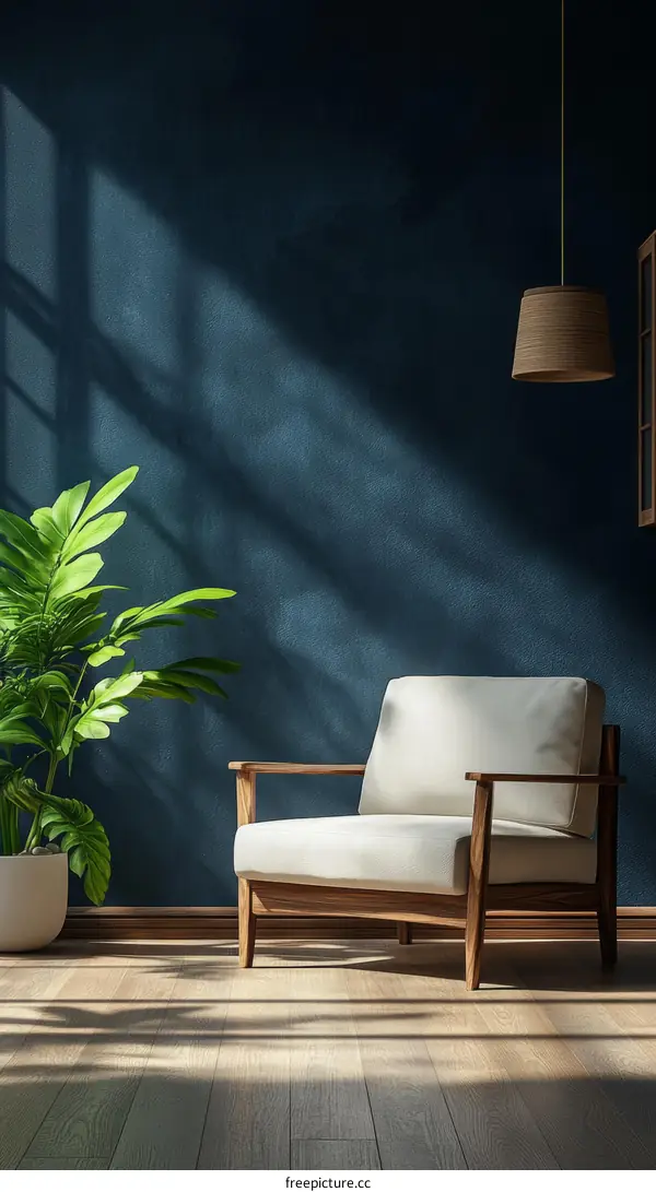 Modern Cozy Living Room Design with Sunlight