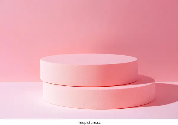 Pink Circle Stages Product Display