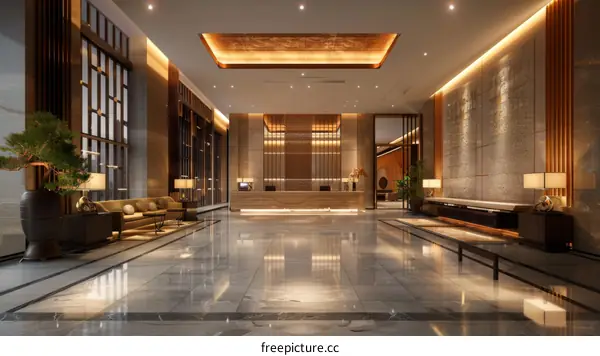 Luxury Hotel Lobby Interior Design
