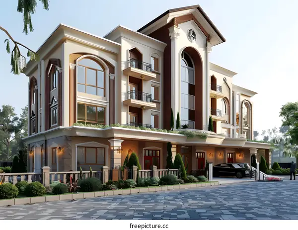 Modern Exterior Design of a Luxury House