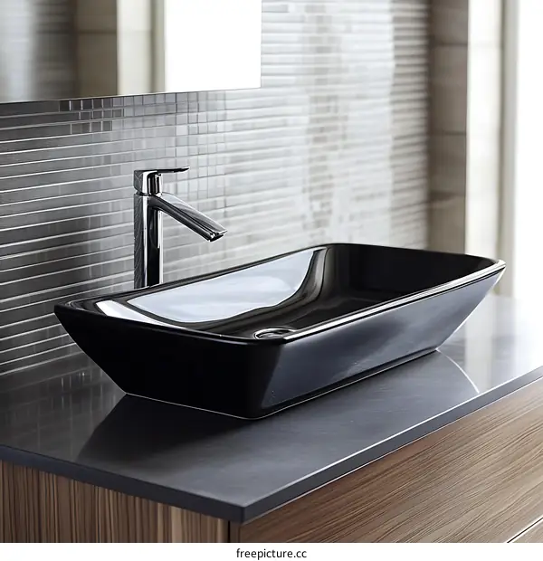 Modern Bathroom Sink and Faucet