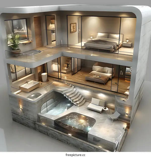 The effect picture of future houses