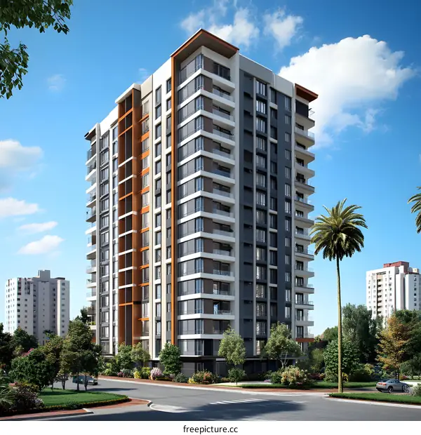 Modern Apartment Building Exterior Design