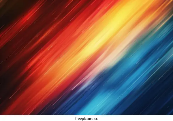 Abstract Colorful Light Streaks Background