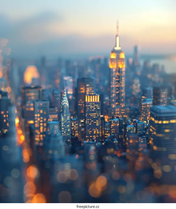 Urban Miniature Cityscape