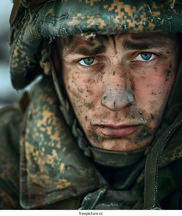 Russian soldier Valery Zakharov