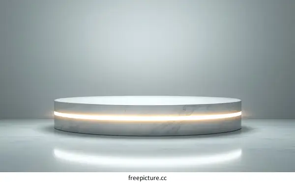 Modern Marble Podium Display Stand