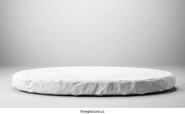 White Marble Stone Display Podium