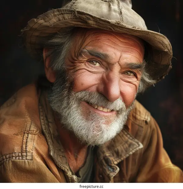Portrait of a Smiling Senior Man