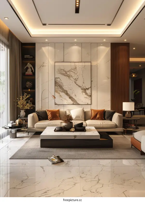 Modern Minimalist Living Room