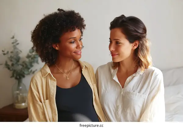 Two Women Connection  Kindness Support  Friendship