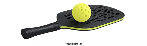 [Transparent Background PNG]Pickleball Paddle and Ball Set