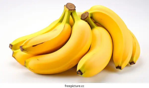 A bunch of yellow bananas