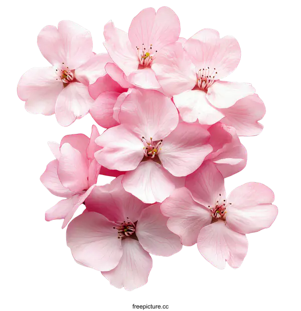 [Transparent Background PNG]Beautiful Pink Cherry Blossoms Arrangement