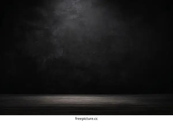 Dark Empty Studio Background With Spot Light
