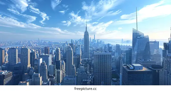 New York City Skyline at Dusk