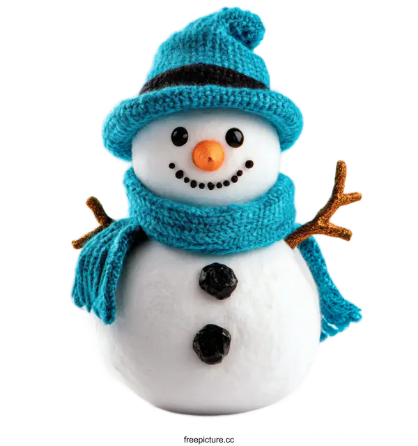 [Transparent Background PNG]Cute Snowman Decoration for Winter Holidays