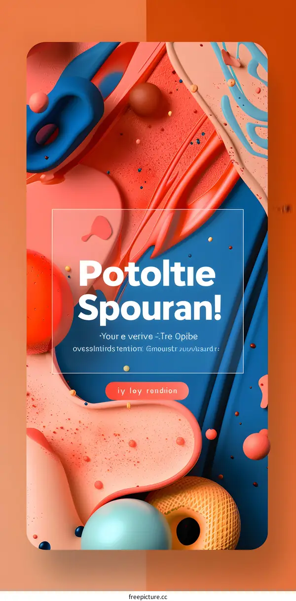 Abstract Colorful Shapes Background