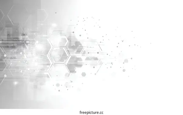 Abstract Futuristic Technology Background Design
