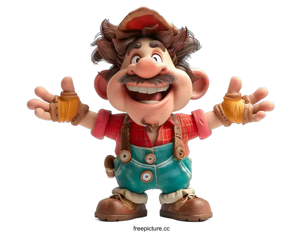 [Transparent Background PNG]Funny cartoon character