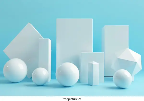 Geometric Composition of Spheres and Rectangular Prisms