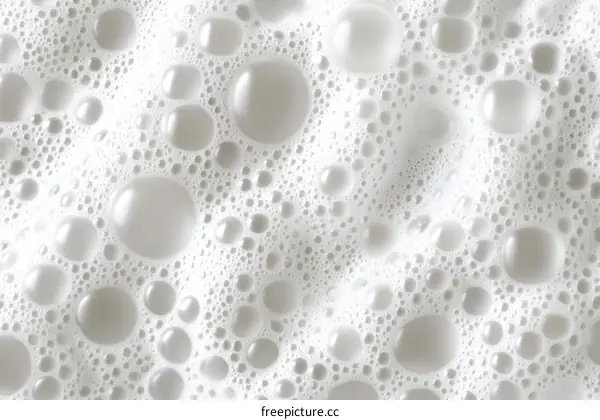 Close Up Soap Suds and Bubbles Texture