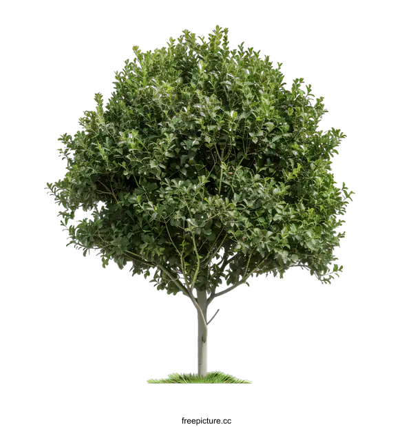 [Transparent Background PNG]Green Tree Isolated On White Background