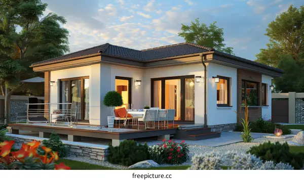 Modern European Style House Exterior Design