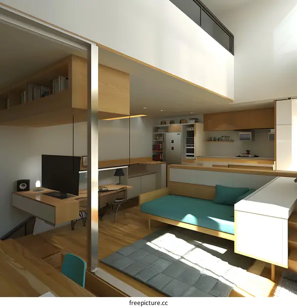 Modern Minimalist Loft Apartment Design