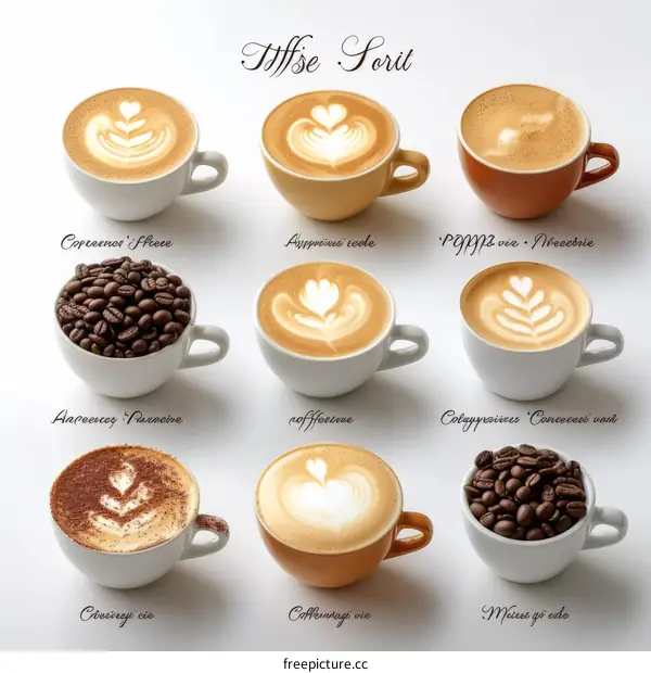 Different Types of Coffee Drinks