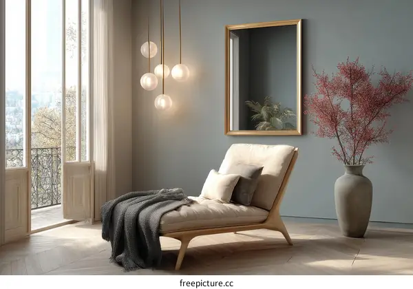 Modern Living Room Interior Design with Natural Light