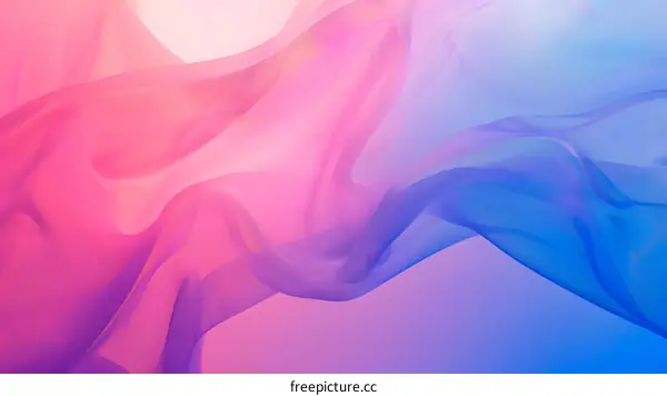 Abstract Background with Pink and Blue Fabric