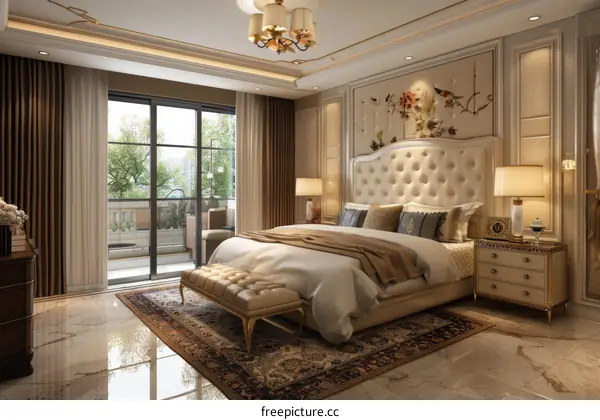 Luxury Bedroom Interior Design with Elegant Decor