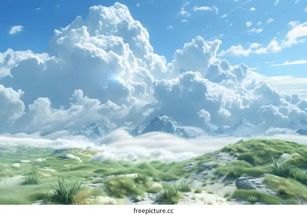 Fantasy cloudscape