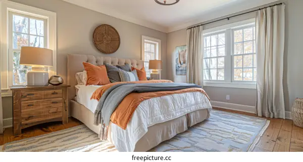 Cozy Bedroom Retreat with Plush Pillows