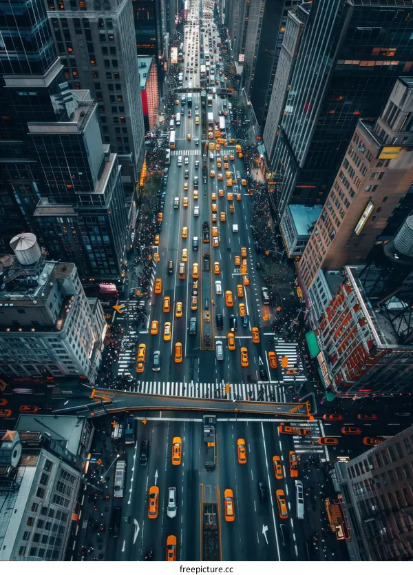 The Chaotic Beauty of New York City Traffic