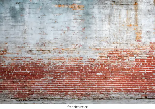 Aged Brick Wall Background Texture