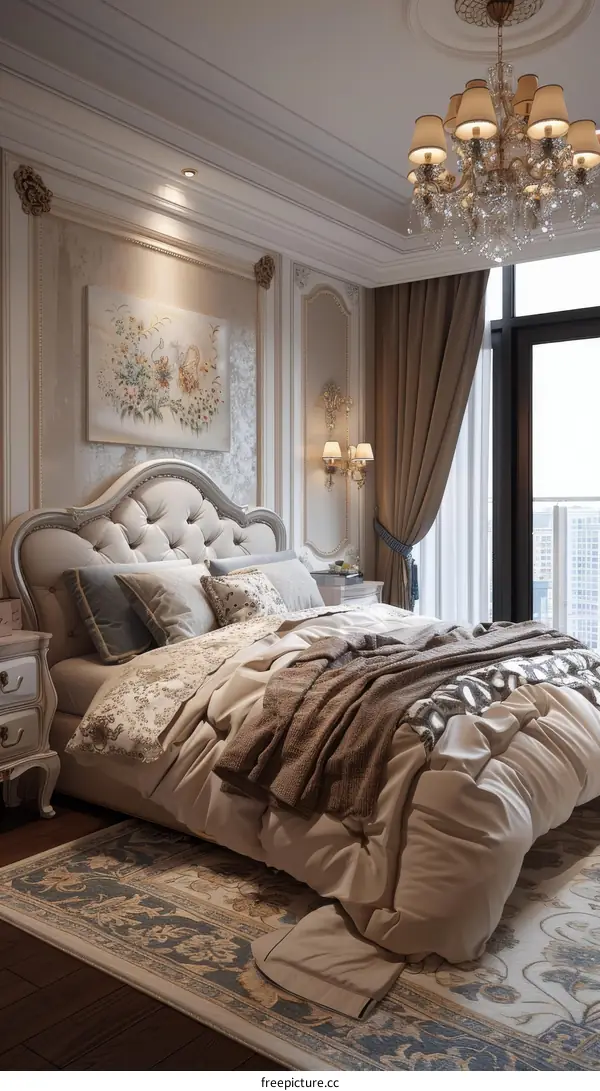 Luxurious European-Style Bedroom