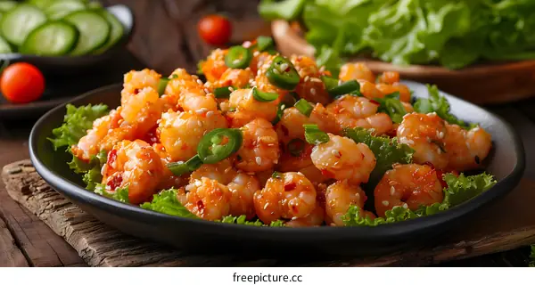 Spicy Garlic Butter Shrimp Scampi