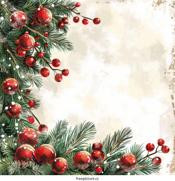 Christmas Decorations: Festive Holiday Illustrations