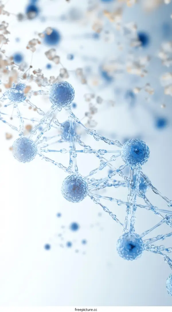 Molecular Structure Illustration of DNA