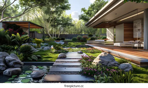 The perfect blend of nature and modern architecture