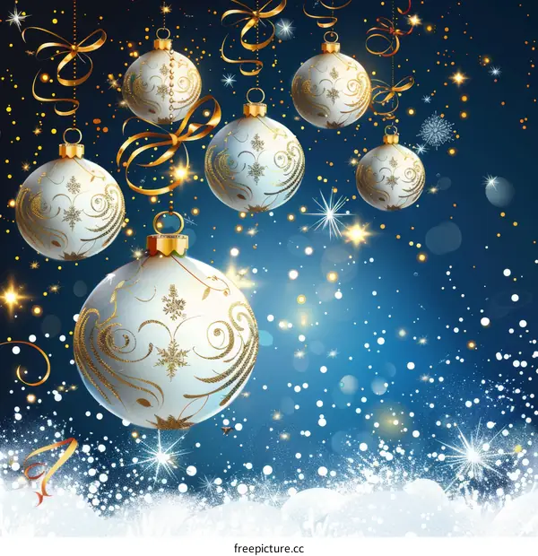 Sparkling Christmas Ornaments