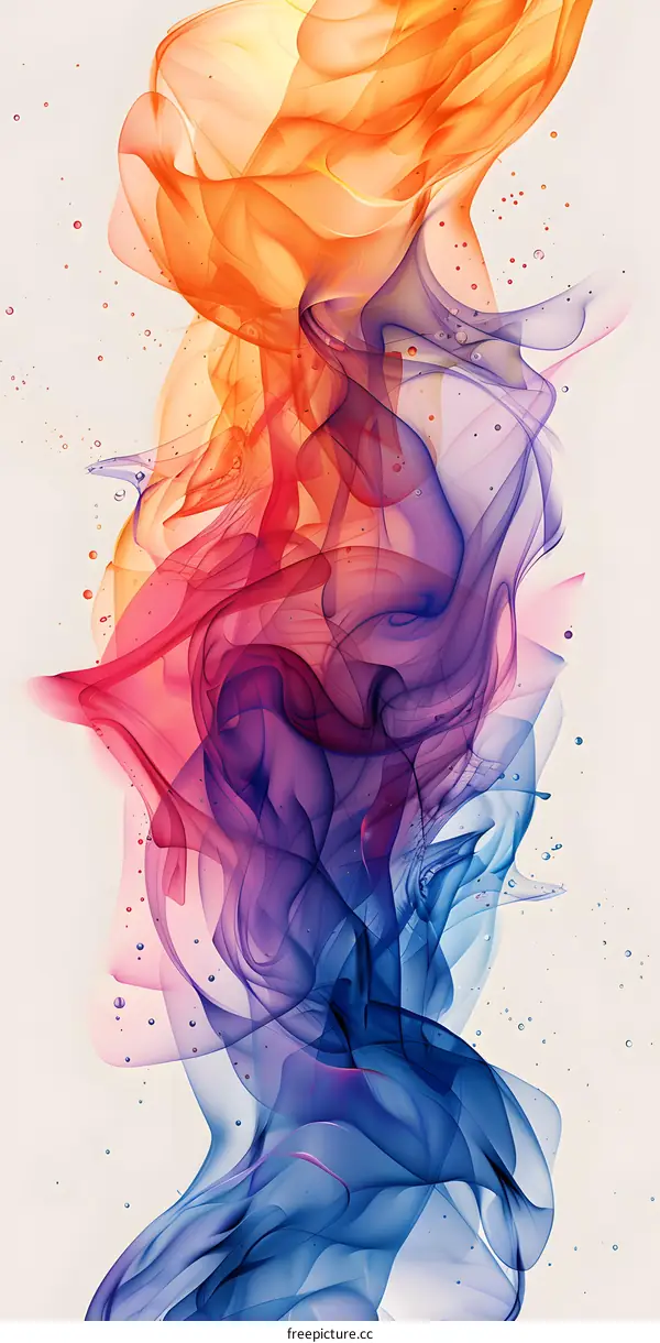 Colorful abstract painting
