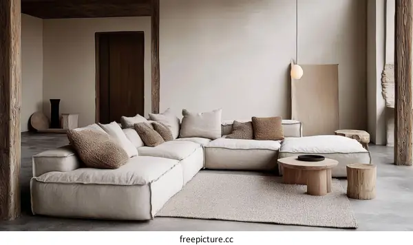 Modern Minimalist Living Room Sofa Set