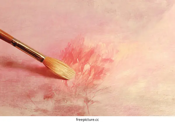 Abstract Painting with Soft Colors