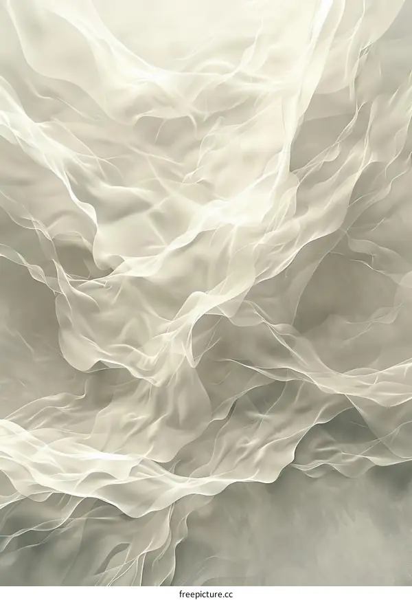 Abstract Flowing Fabric Design