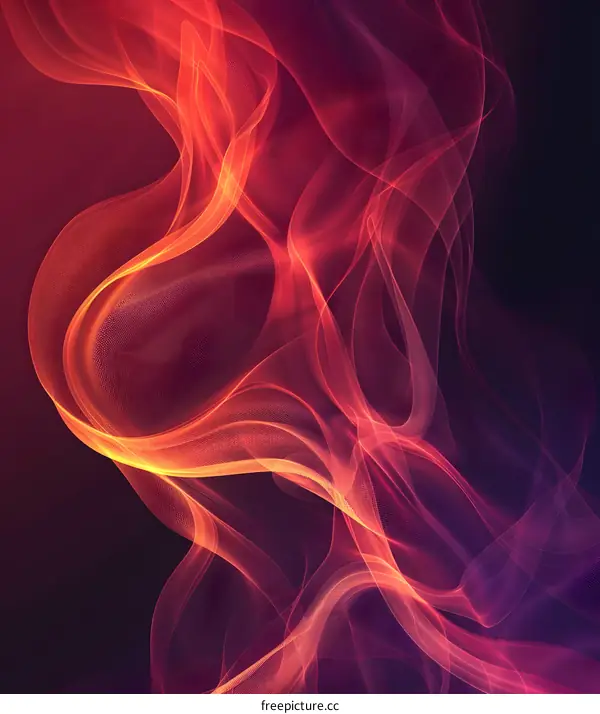 Red and pink flames