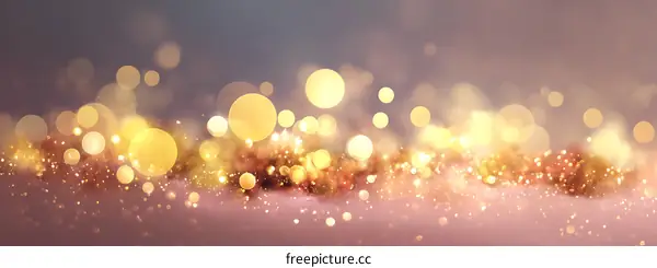 Golden Festive Glitter Background