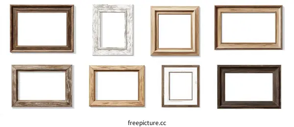 Collection of Wooden Picture Frames